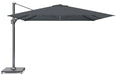 Platinum Challenger zweefparasol 350x350 cm T1 Telescope (excl. voet) Faded Black