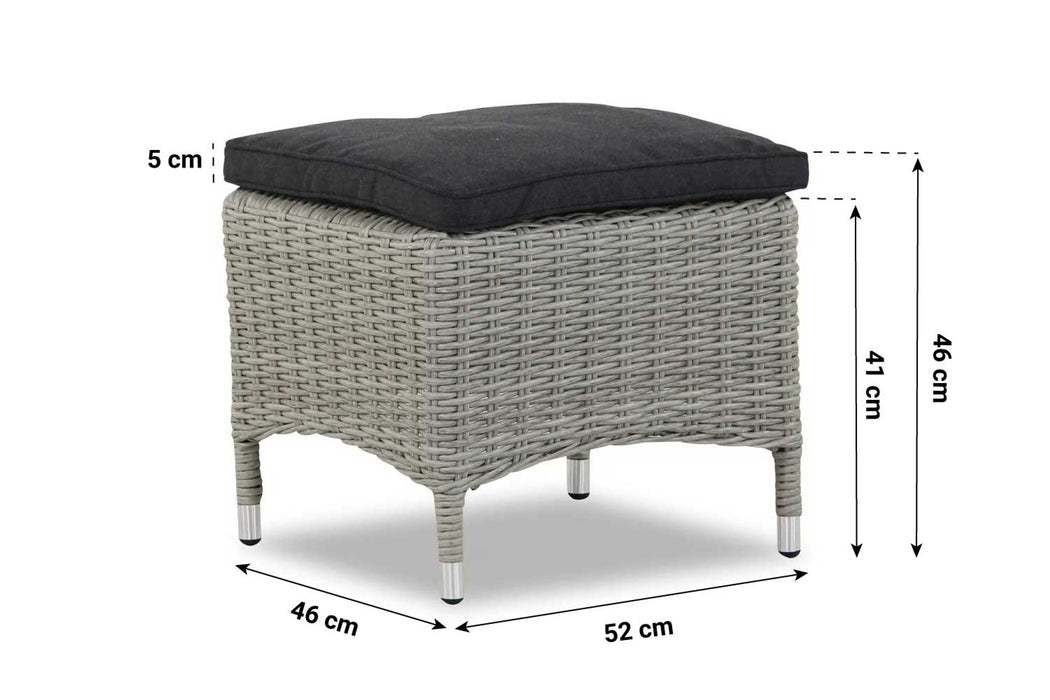 Garden Collections Madera dining voetenbank