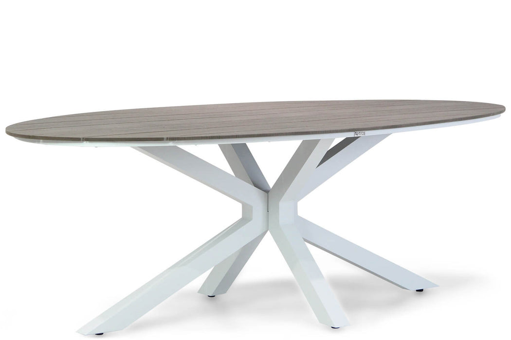 Lifestyle Panama dining tuintafel ellipse 220 x 115 cm
