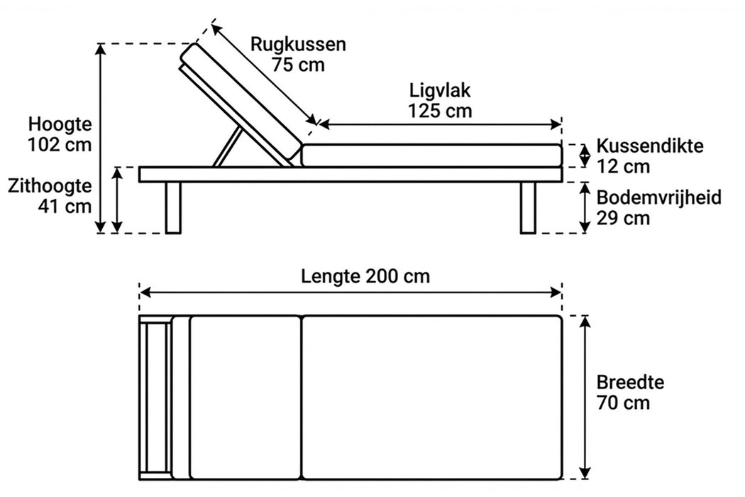 Moreno ligbed