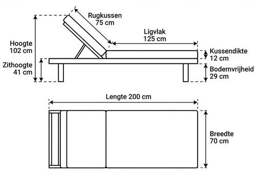 Moreno ligbed