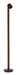 its about RoMi Vloerlamp Milan 110cm, oplaadbaar - Bordeaux