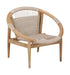 MUST Living Fauteuil Kumo Teakhout en touw - Naturel