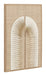 MUST Living Wandpaneel Bow Palmblad, 102 x 76cm - NATUREL