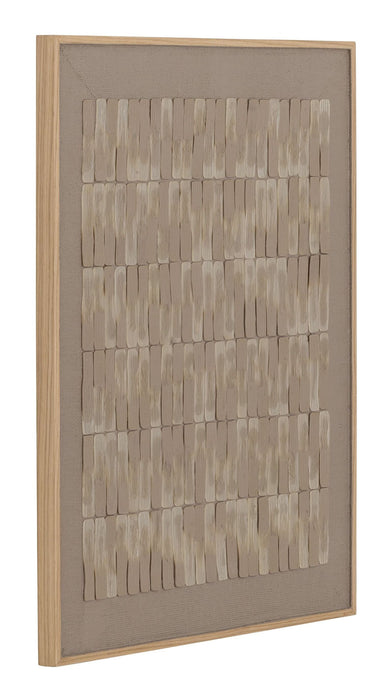 MUST Living Wandpaneel Cielo Jute, 102 x 76cm - Taupe