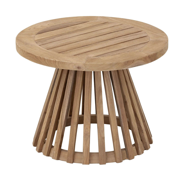 MUST Living Ronde Salontafel Lily Teakhout, Ø50cm - NATUREL