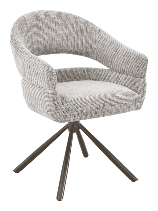 MUST Living Draaibare Eetkamerstoel Clooney Donna-stof - Beige