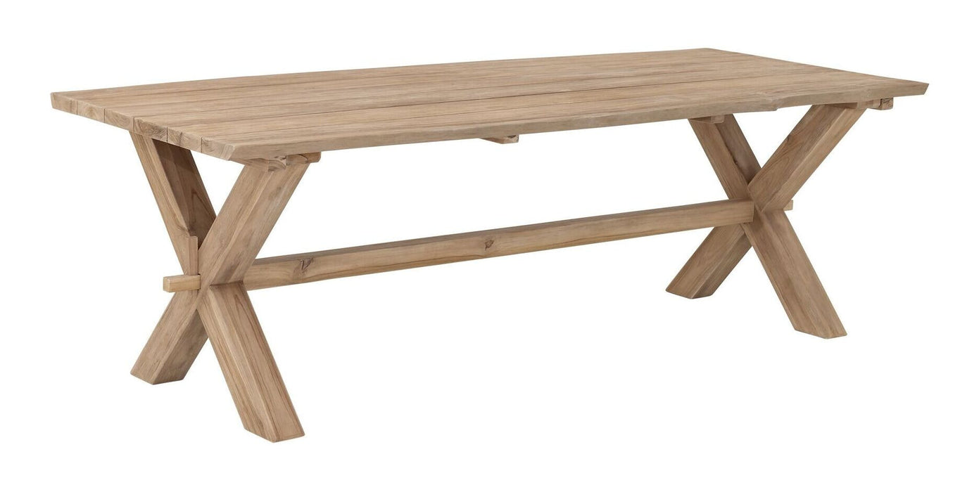 MUST Living Tuintafel Tropicana Teakhout, 240 x 100cm - NATUREL