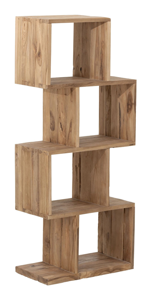 MUST Living Wandkast Tetris Gerecycled teakhout, 154 x 55cm - Naturel