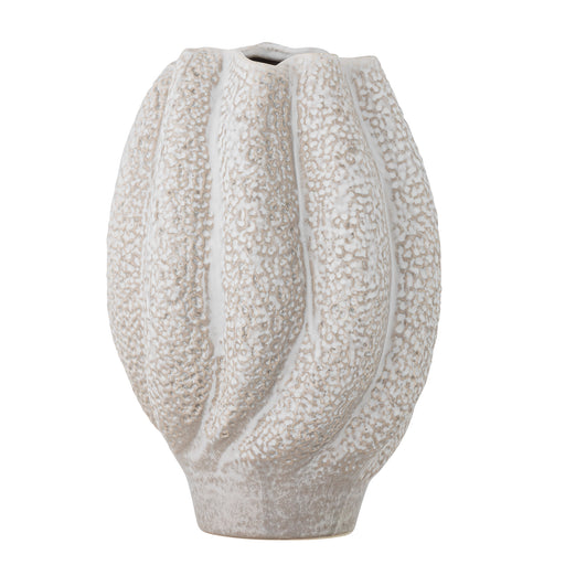 Bloomingville Vaas Cove 28cm hoog - Wit - ThatLyfeStyle