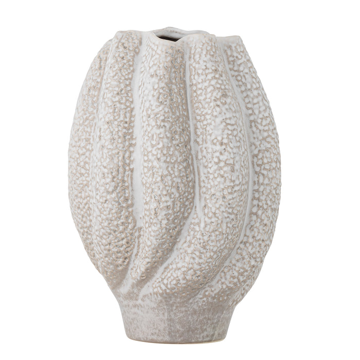 Bloomingville Vaas Cove 28cm hoog - Wit
