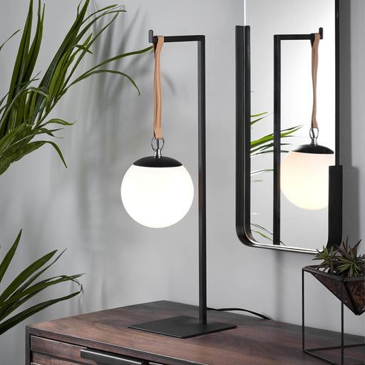 Kave Home Tafellamp Monteiro - Zwart