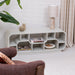 Brix TV-meubel Morgan Mangohout, 130cm - Off White - ThatLyfeStyle