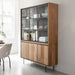 DTP Home Vitrinekast Metropole Teakhout, 210 x 140cm - Naturel