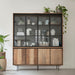 DTP Home Vitrinekast Metropole Teakhout, 210 x 180cm - Naturel