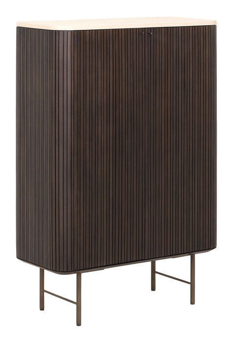 DTP Home Opbergkast Maroon Mahoniehout & Mortex, 130 x 90cm - Donkerbruin