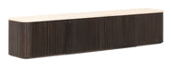 DTP Home Zwevend TV-meubel Maroon Mahoniehout en mortex, 180cm - Donkerbruin