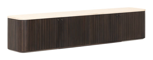 DTP Home Zwevend TV-meubel Maroon Mahoniehout en mortex, 180cm - Donkerbruin