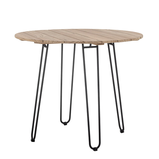 Bloomingville Ronde Tuintafel Molito Teakhout 90cm - Naturel - ThatLyfeStyle