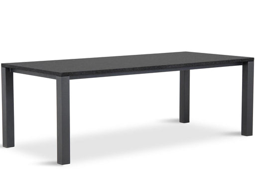 Van Dijk Munster dining tuintafel 220 x 100 cm met Pearl Black blad