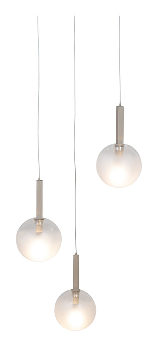 its about RoMi Hanglamp Murano Glas, 3-lamps - Zand