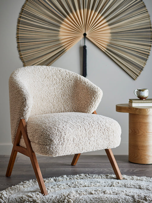 Bloomingville Fauteuil Camino Teddy - Naturel