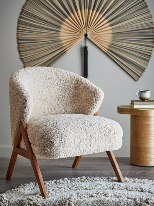 Bloomingville Fauteuil Camino Teddy - Naturel