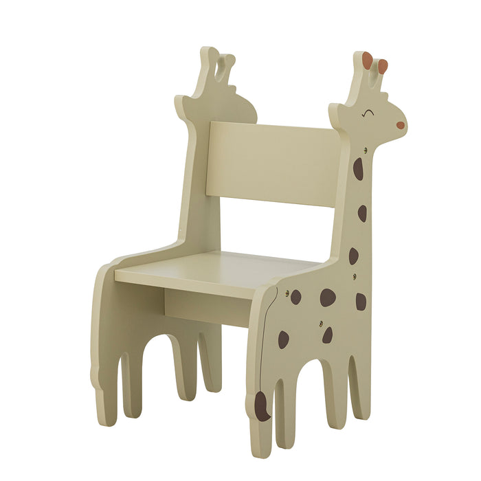 Bloomingville MINI Kinderstoel Ibber Giraf - Meerkleurig