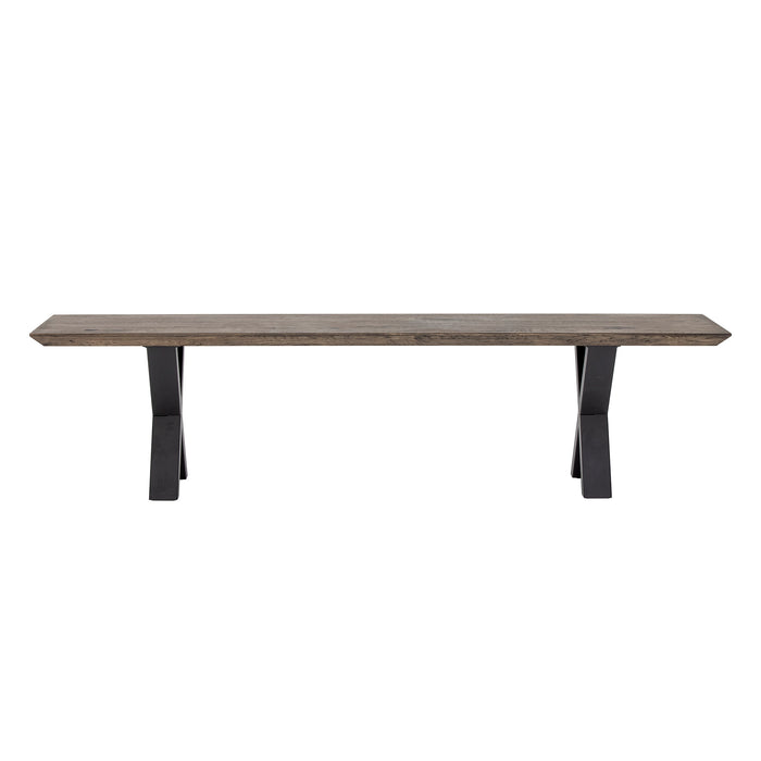 Bloomingville Eetkamerbank Maldon Eikenhout, 190cm - Bruin