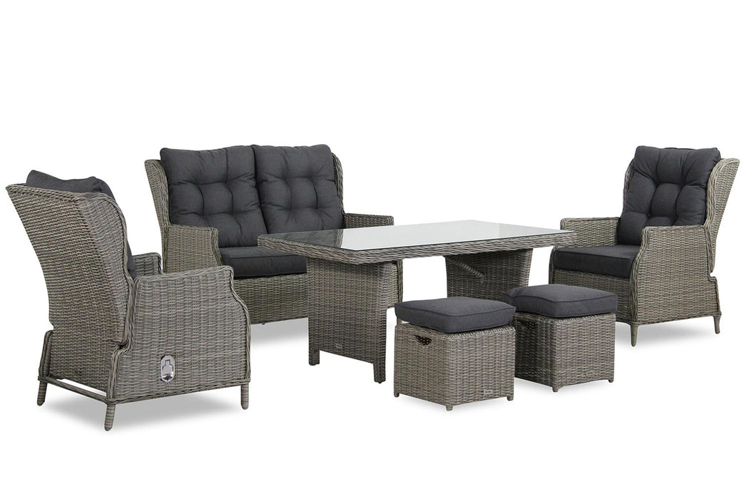 Garden Collections New Castle dining loungeset 6-delig - 6889