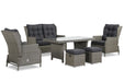 Garden Collections New Castle dining loungeset 6-delig - 6889