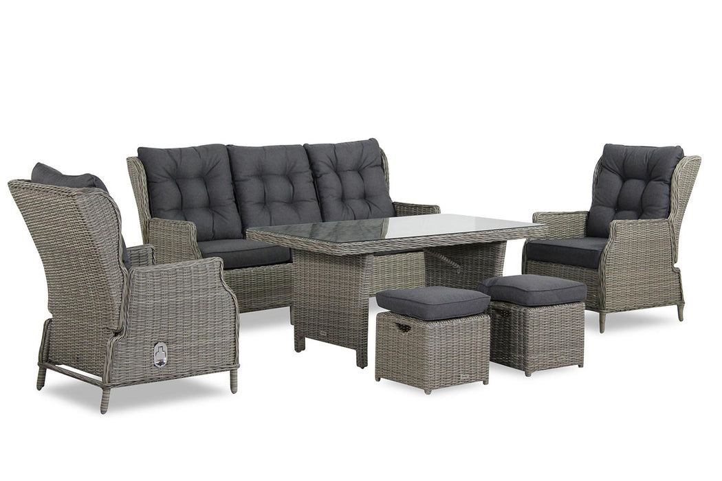 Garden Collections New Castle dining loungeset 6-delig - 6901