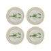 Bloomingville Bord Hadden Kreeft, Set van 4 stuks - Groen