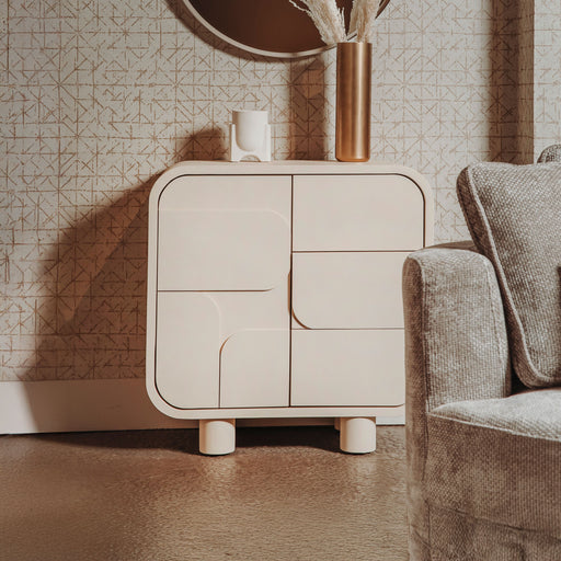 Tower Living Opbergkastje Alviano 80 x 80cm - Beige