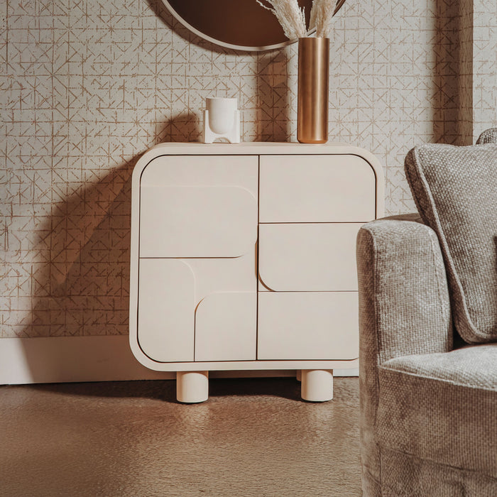 Tower Living Opbergkastje Alviano 80 x 80cm - Beige