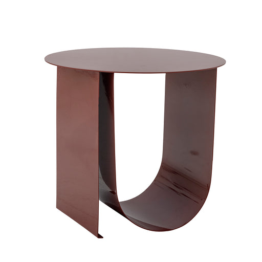 Bloomingville Ronde Bijzettafel Cher 43cm - Rood