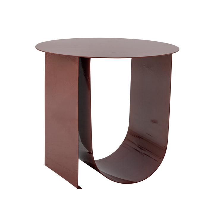 Bloomingville Ronde Bijzettafel Cher 43cm - Rood