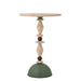 Bloomingville Ronde Bijzettafel Mannelli 40cm - Groen