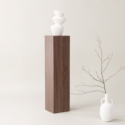 Nohr Zuil Nykole 95cm hoog - Bruin - Vierkant - ThatLyfeStyle