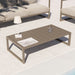 Kave Home Outdoor Salontafel Comova 114 x 60cm - Donkergroen