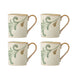 Bloomingville Mok Bethany Set van 4 stuks - Beige/Groen