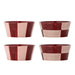 Bloomingville Schaal Floki Set van 4 stuks, 14cm - Roze