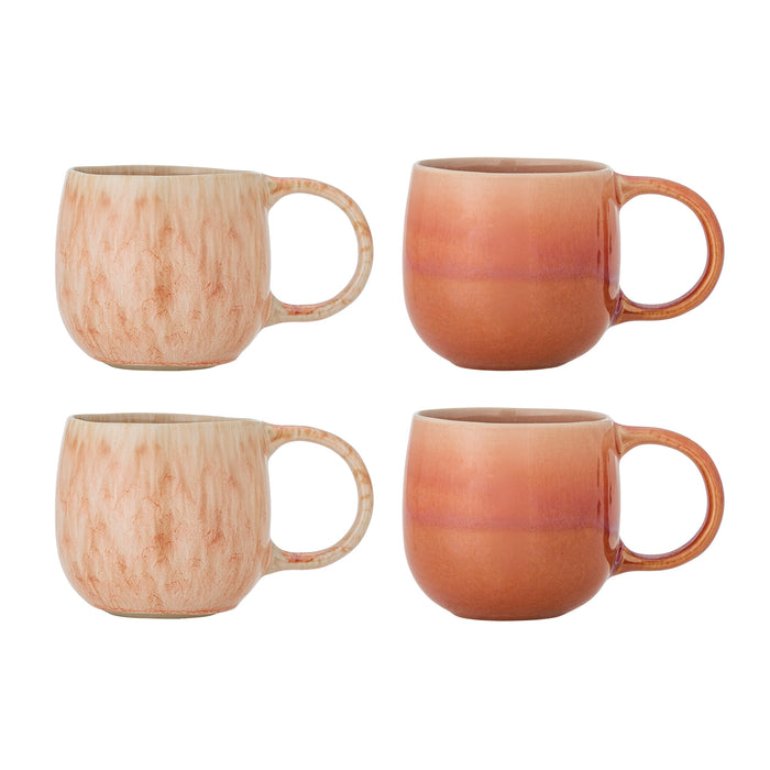 Bloomingville Mok Roselyn Set van 4 stuks - Roze