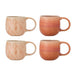Bloomingville Mok Roselyn Set van 4 stuks - Roze