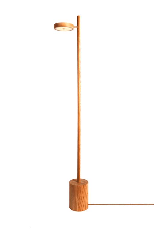 GOOD&MOJO Vloerlamp Okinawa Essenhout, 146cm - Naturel