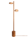 GOOD&MOJO Vloerlamp Okinawa Essenhout, 2-lamps - Naturel