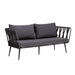 Bloomingville Tuinbank Pavone 174cm - Zwart