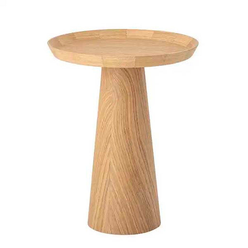 Bloomingville Ronde Bijzettafel Luana Eikenhout 44 x 54,5cm - Naturel - ThatLyfeStyle