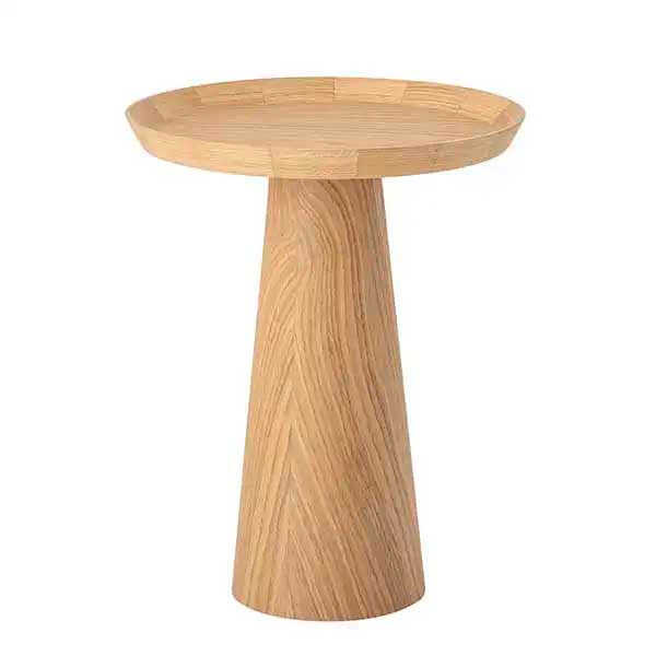 Bloomingville Ronde Bijzettafel Luana Eikenhout 44 x 54,5cm - Naturel