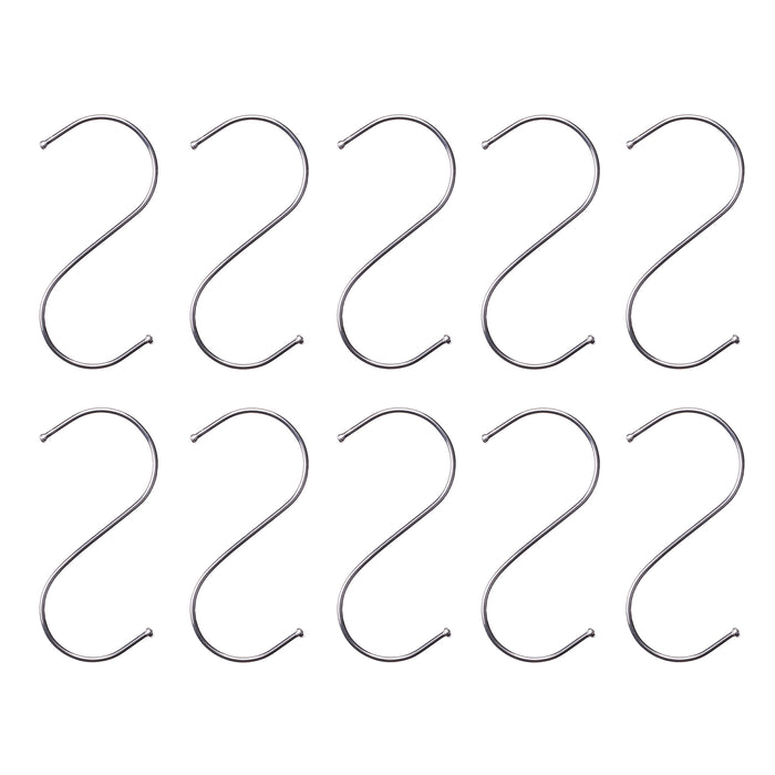 QUVIO Ophanghaken - Zilver - 12 cm (h) - 10 stuks